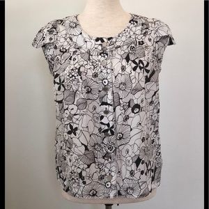 Silk and cotton blouse